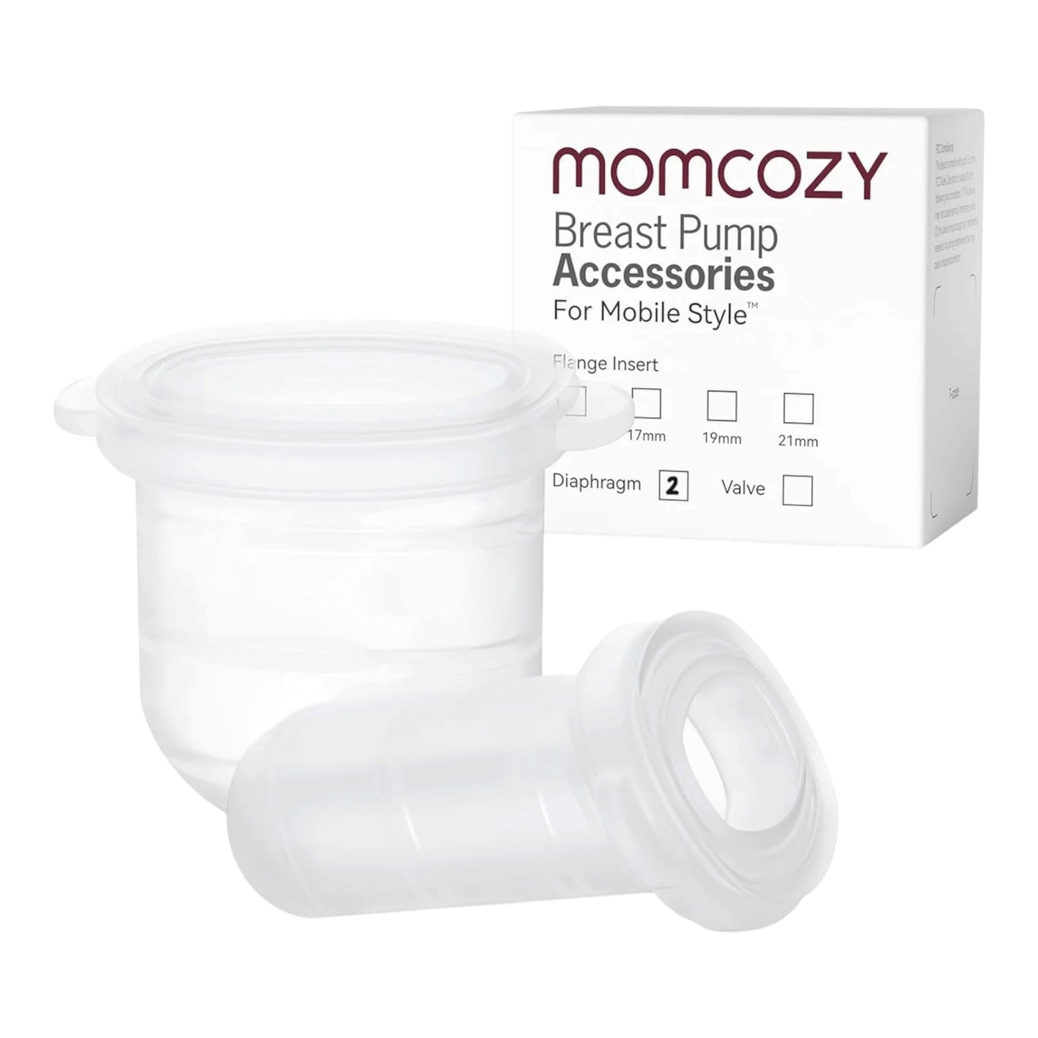 Membranë rezervë për pompë gjiri Momcozy Mobile Style M6, 2 copë