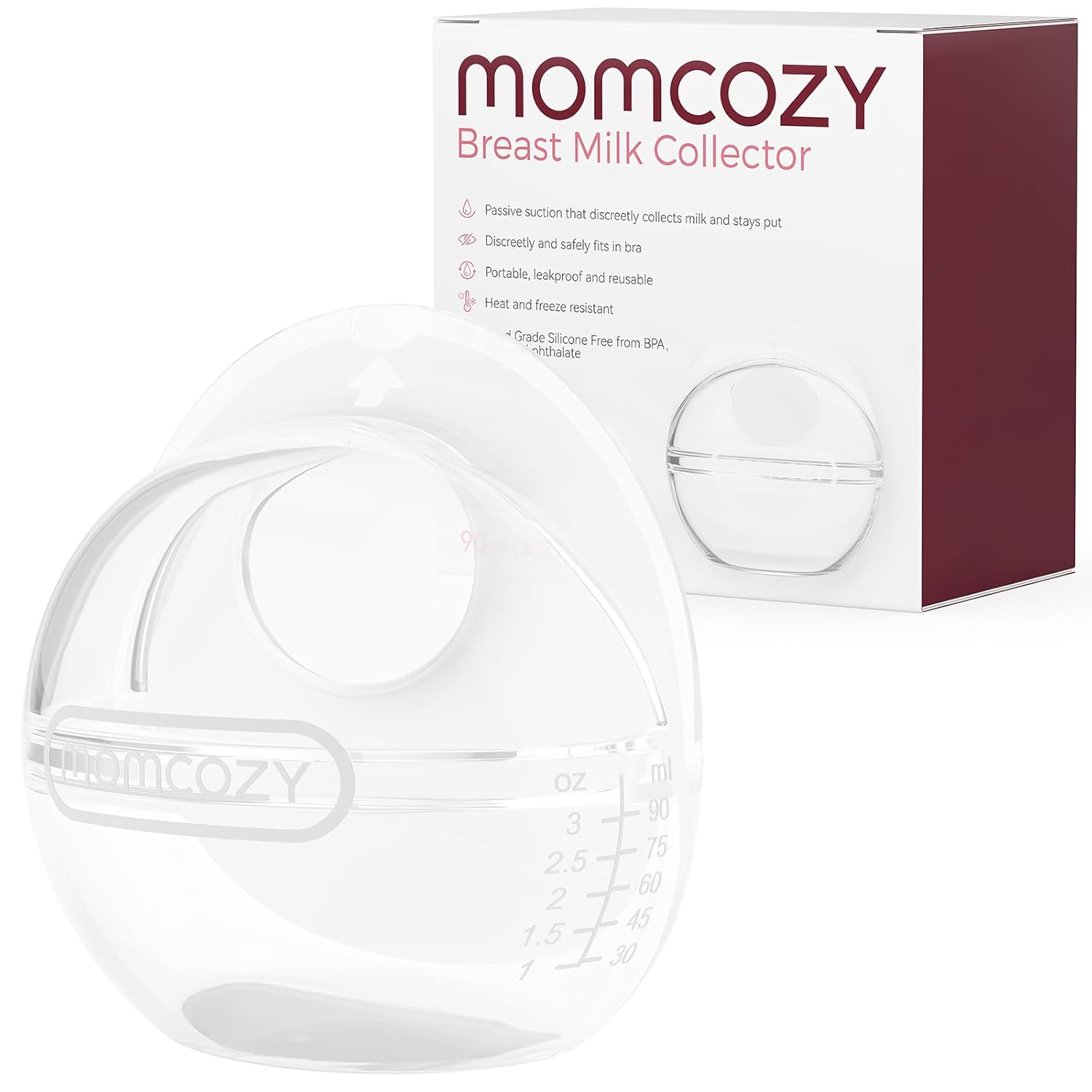 Mbledhës qumështi gjiri Momcozy silikon 90ml