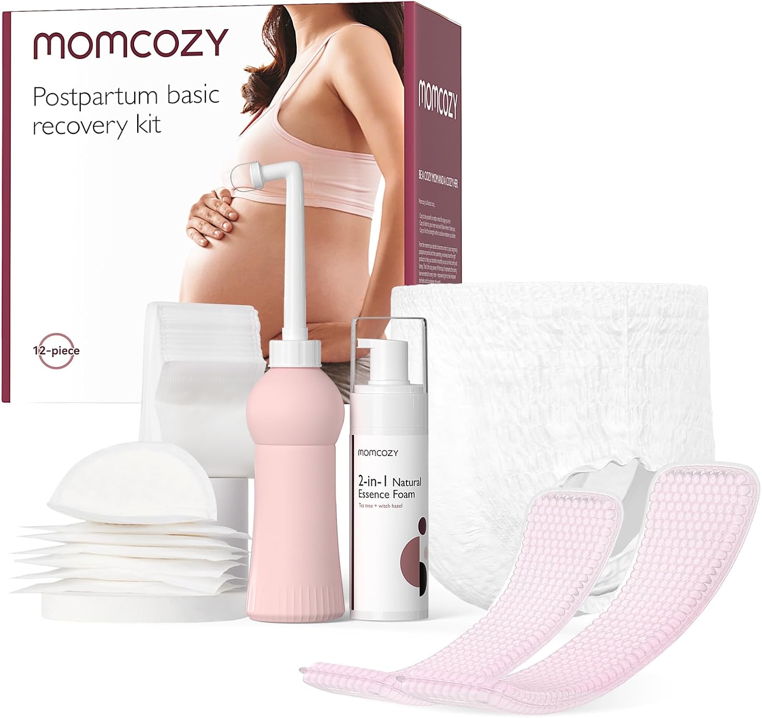 Momcozy PK007 – Seti Thelbësor për Rikuperim Pas Lindjes (Postpartum Recovery Essentials Kit)