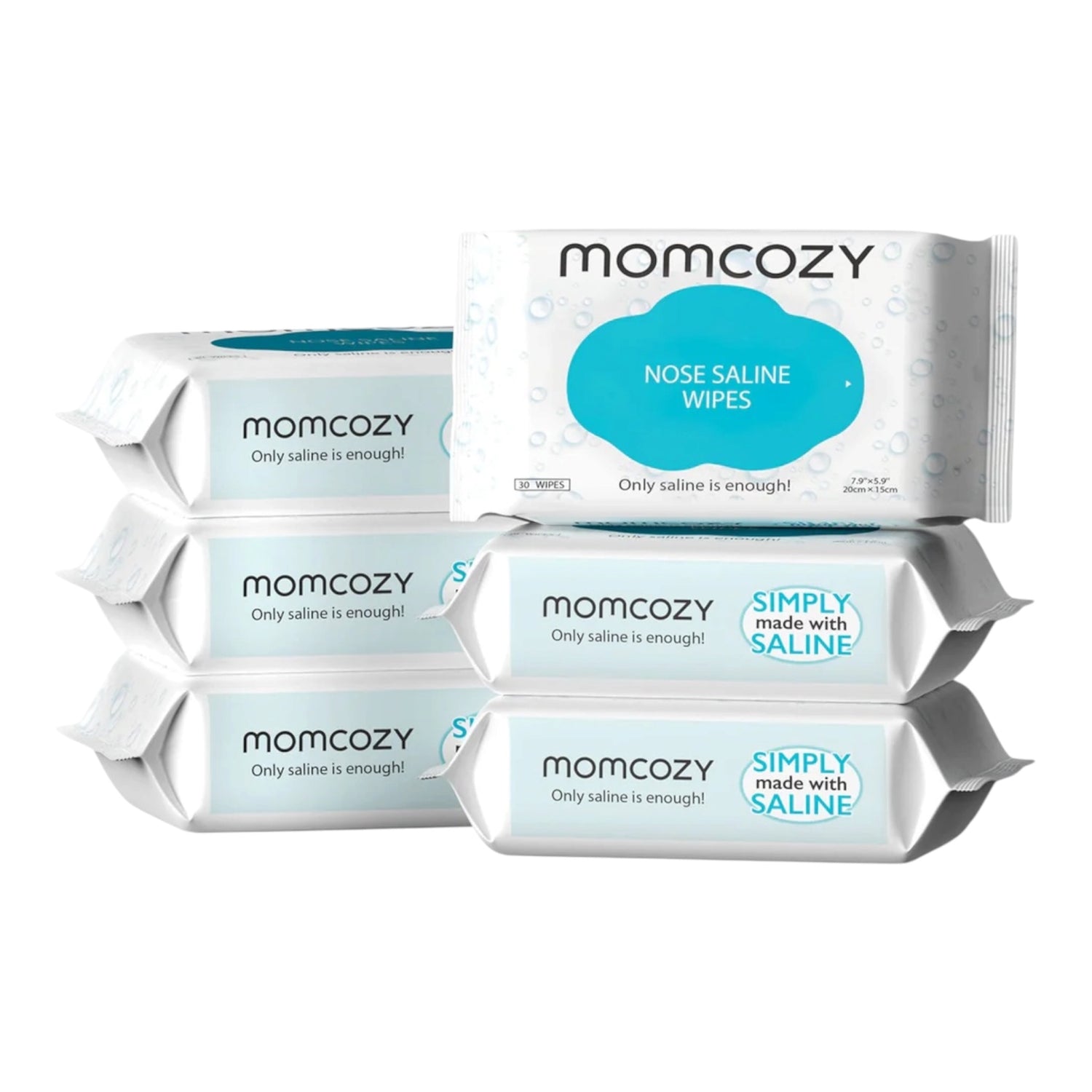 Peceta nazale me solucion fiziologjik për bebe Momcozy – 6 pako (BD04)