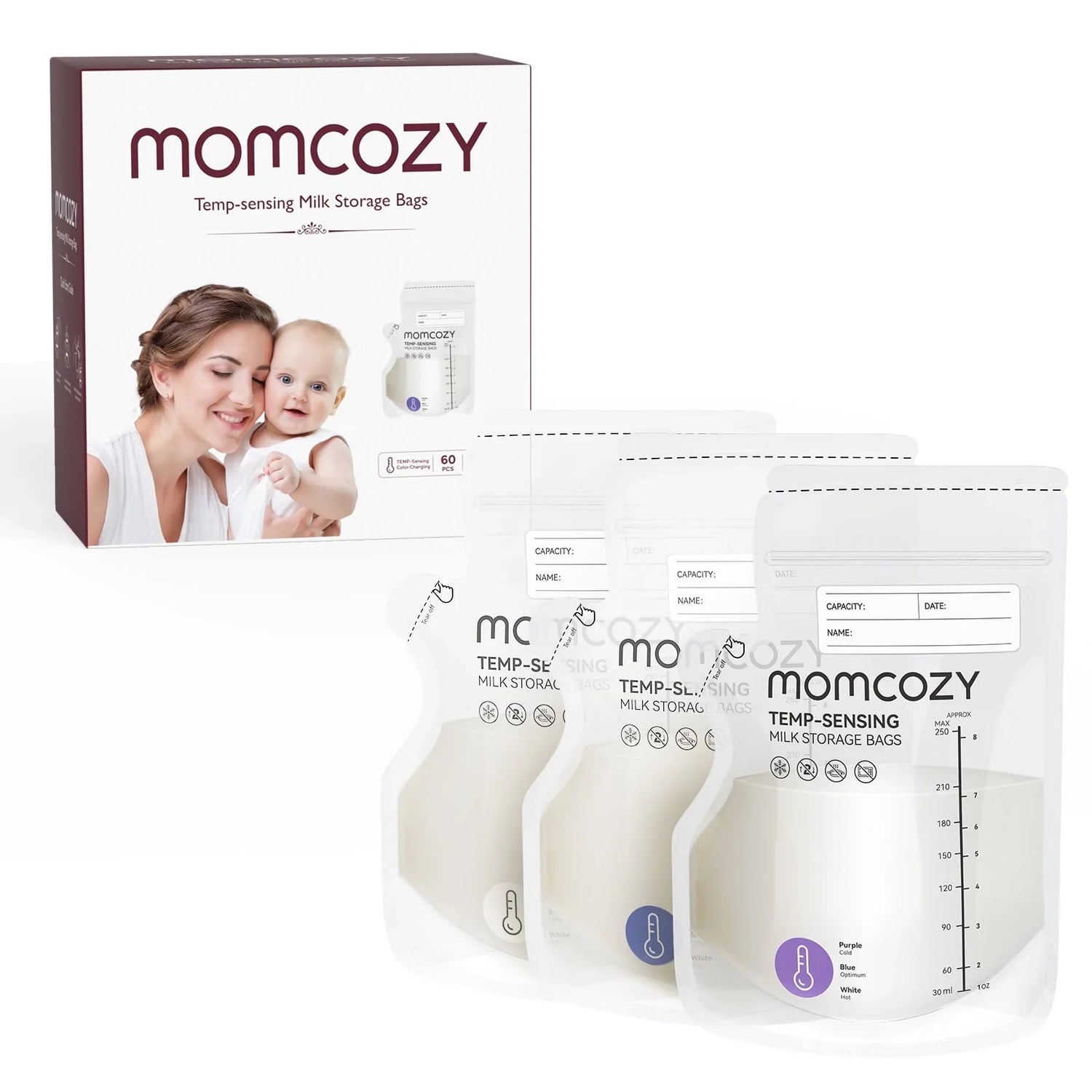 Momcozy MS029 Qese për Ruajtjeje të qumështit me (Spout)
